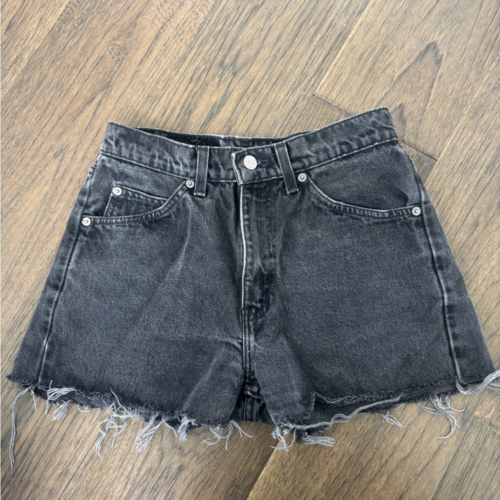 Levi's Black Jean Shorts Vintage